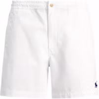 Order Polo Ralph Lauren 男士白色抽繩款純色Logo短褲 MNPOSHO14G20012-100