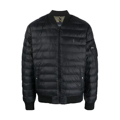 Polo Ralph Lauren Solid Logo Embroidered Casual Jacket Black 710907554-003