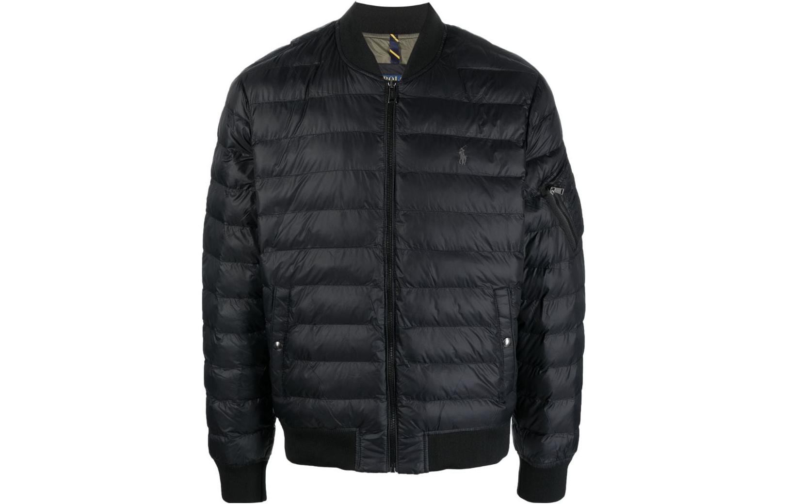 Polo Ralph Lauren Solid Logo Embroidered Casual Jacket Black 710907554-003 圖 2