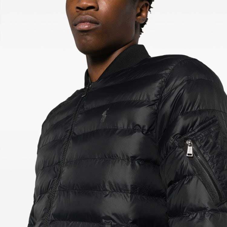 Polo Ralph Lauren Solid Logo Embroidered Casual Jacket Black 710907554-003 圖 7