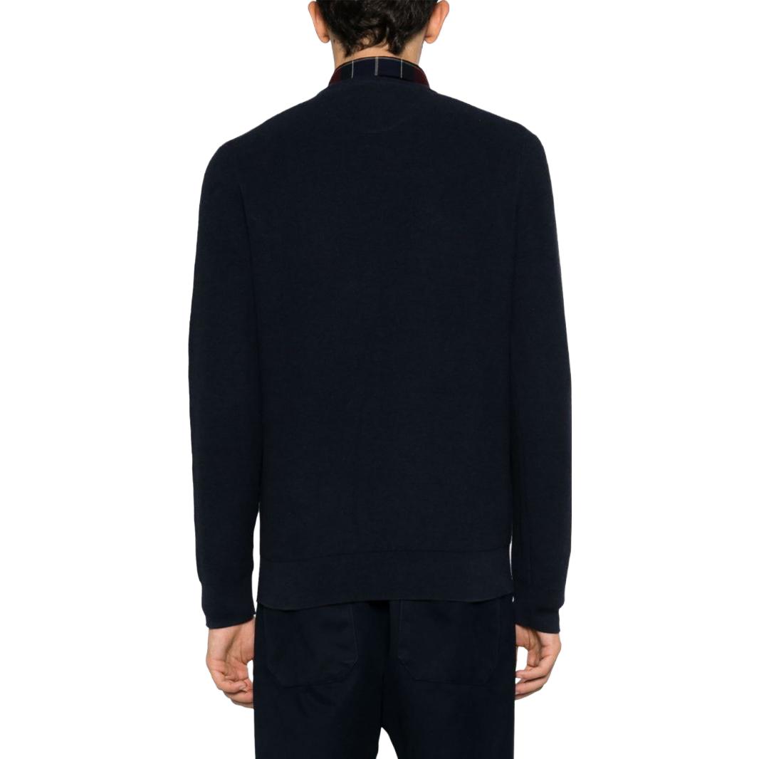 Polo Ralph Lauren Solid Logo Embroidered Crewneck Knit Sweater  Navy Blue 71098163-001 圖 4