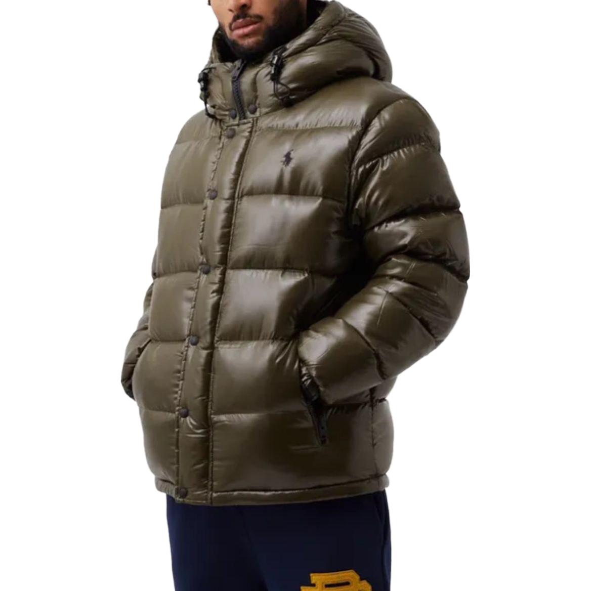 Polo Ralph Lauren Solid Logo Embroidered Hooded Down Jacket Green . 710811909-001 圖 3