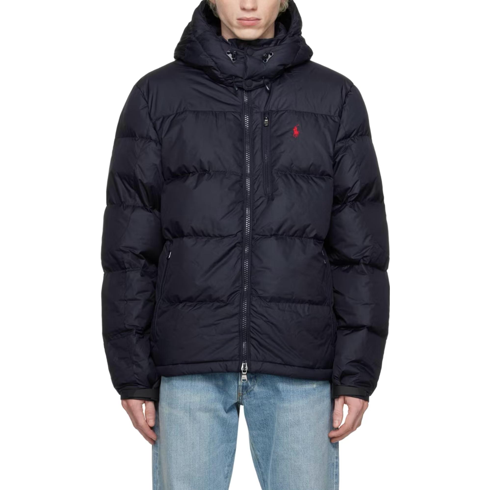 Polo Ralph Lauren Solid Logo Embroidered Hooded Down Jacket Men. 710731826-013 圖 3