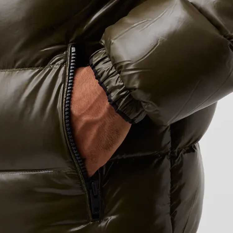 Polo Ralph Lauren Solid Logo Embroidered Hooded Down Jacket Green . 710811909-001 圖 4