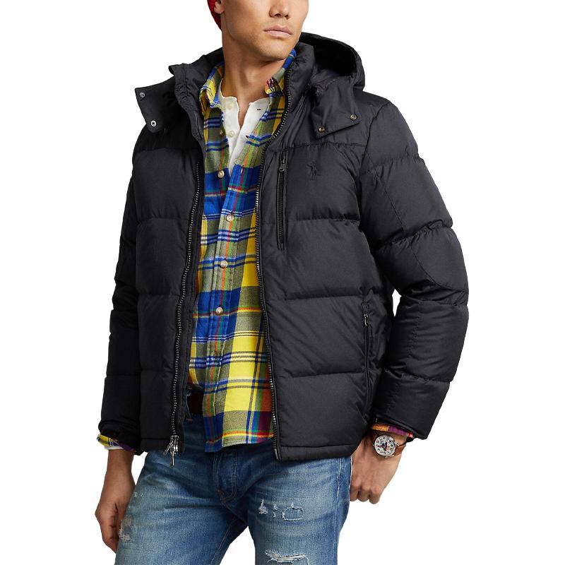 Polo Ralph Lauren Solid Logo Embroidered Hooded Down Jacket Men. 710731826-013 圖 9