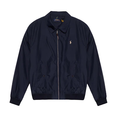 Polo Ralph Lauren Solid Logo Embroidered Jacket Navy Blue. 710832229-001