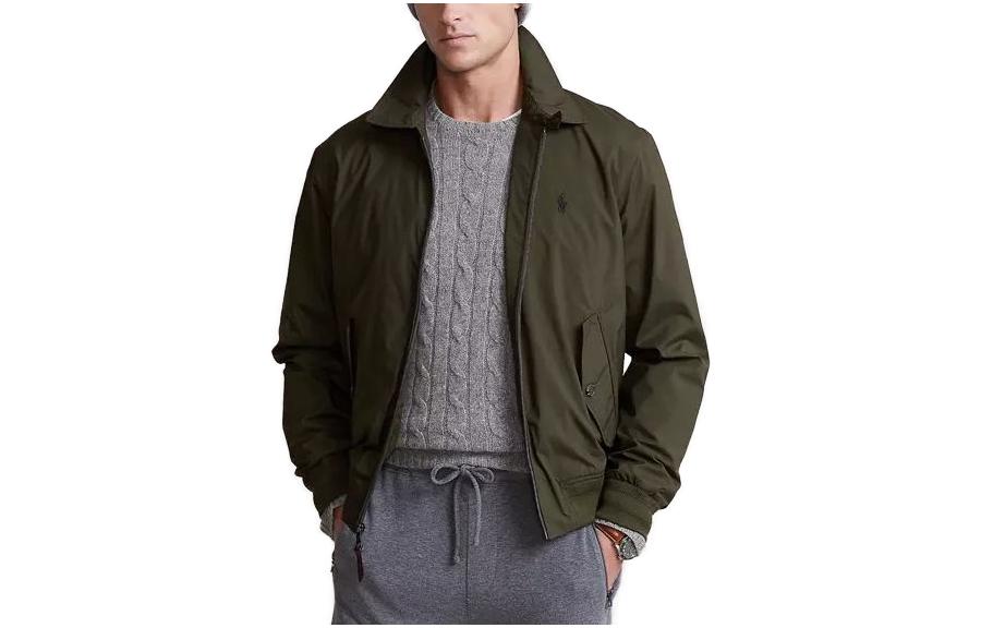 Polo Ralph Lauren Solid Logo Embroidered Jacket Military Green () 710832229-004