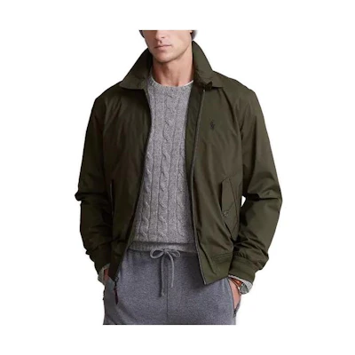 Polo Ralph Lauren Solid Logo Embroidered Jacket Military Green () 710832229-004