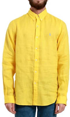 Camisa Polo Ralph Lauren Logo Bordado de Manga Larga Amarilla. 710829443-030 Shop Camisa Polo Ralph Lauren Logo Bordado de Manga Larga Amarilla. 710829443-030