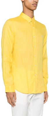 Camisa Polo Ralph Lauren Logo Bordado de Manga Larga Amarilla. 710829443-030 Sizing Camisa Polo Ralph Lauren Logo Bordado de Manga Larga Amarilla. 710829443-030