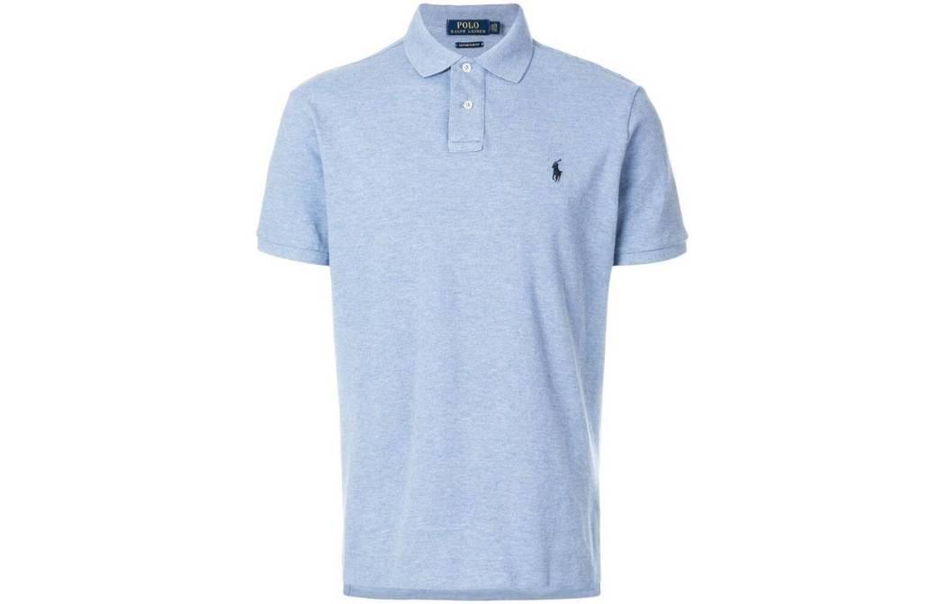 Polo Ralph Lauren Solid Logo Embroidered Polo Shirt Men’s Light Blue. 710666998-007 圖 2