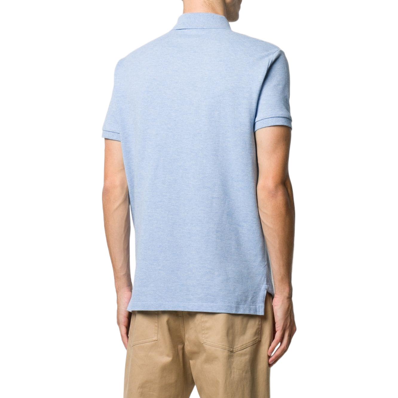 Polo Ralph Lauren Solid Logo Embroidered Polo Shirt Men’s Light Blue. 710666998-007 圖 4