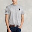 Shop ポロ ラルフローレン メンズ ロゴ刺繍 グレー 半袖 Tシャツ 710697554-040