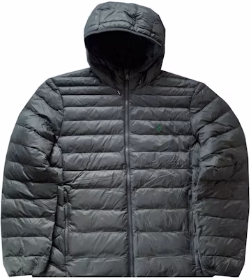 Polo Ralph Lauren 男士灰色绗缝刺绣标志连帽外套。 710829156-006 Buy Polo Ralph Lauren 男士灰色绗缝刺绣标志连帽外套。 710829156-006