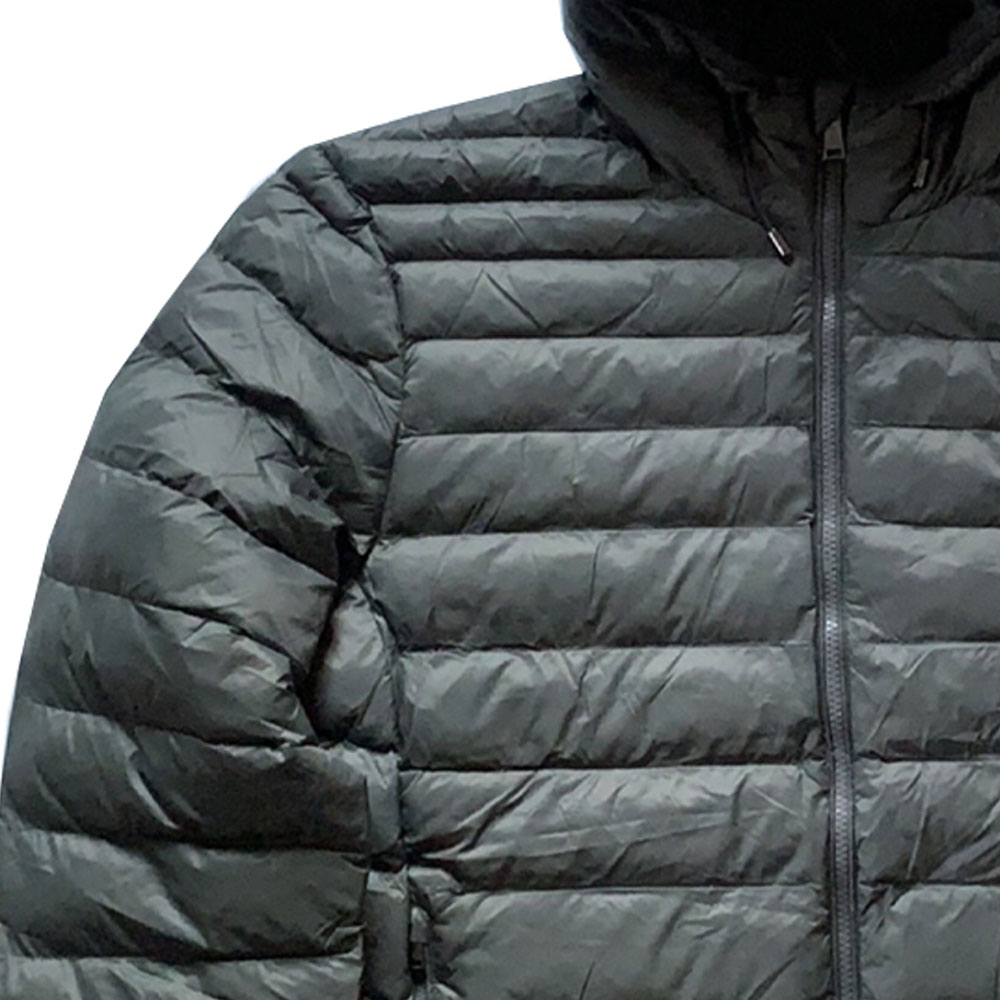 Polo Ralph Lauren Solid Logo Embroidered Quilted Hoodie Jacket Grey Men’s. 710829156-006 圖 4