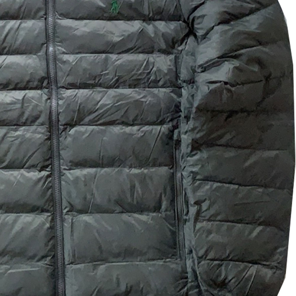 Polo Ralph Lauren Solid Logo Embroidered Quilted Hoodie Jacket Grey Men’s. 710829156-006 圖 7