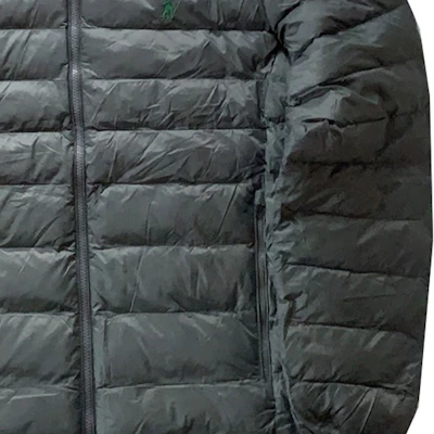 Polo Ralph Lauren 男士灰色绗缝刺绣标志连帽外套。 710829156-006 Sizing Polo Ralph Lauren 男士灰色绗缝刺绣标志连帽外套。 710829156-006