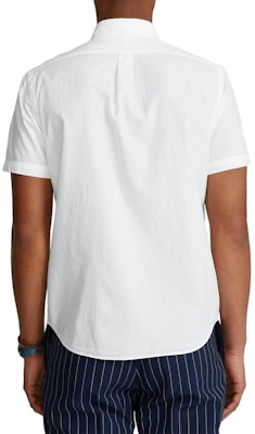 Polo Ralph Lauren Baju-T Lengan Pendek Logo Sulaman Putih 710874274-001 Shop Polo Ralph Lauren Baju-T Lengan Pendek Logo Sulaman Putih 710874274-001