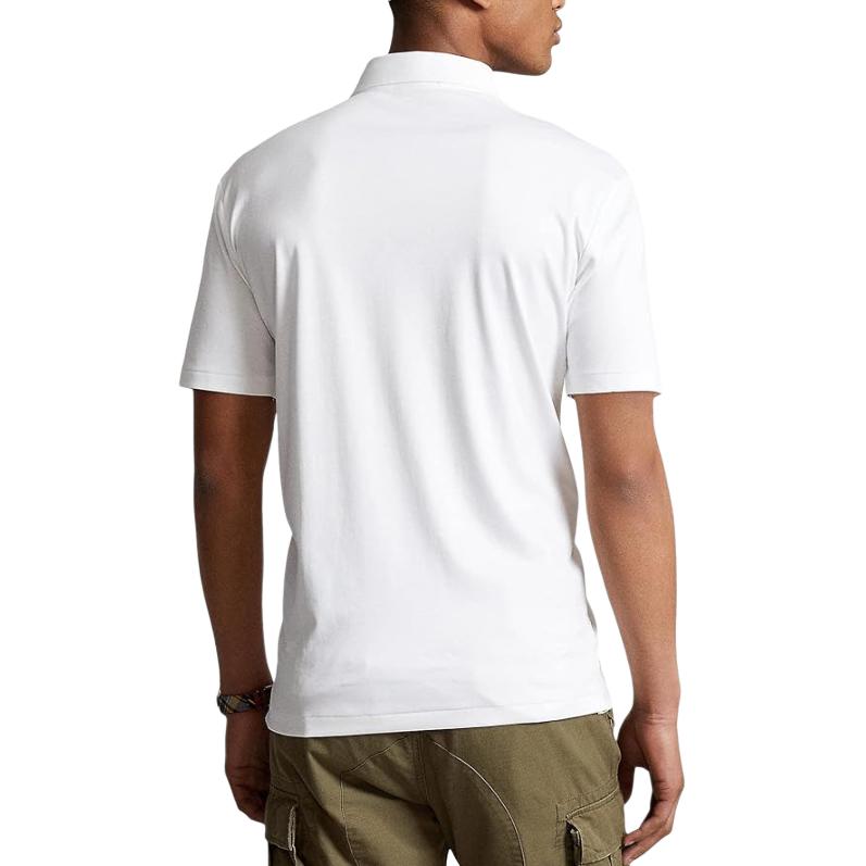 Polo Ralph Lauren Solid Logo Embroidered Short Sleeve Polo Shirt White Men’s 710933390-006 圖 5