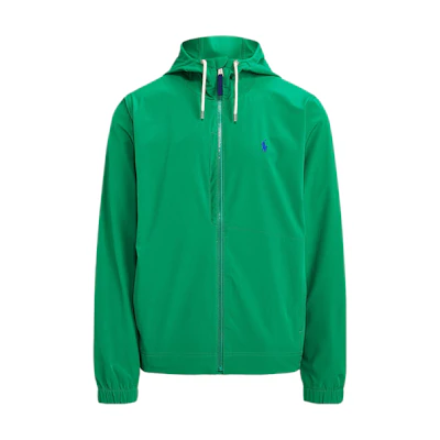 Polo Ralph Lauren Solid Logo Embroidered Zip Hoodie Jacket Green Men’s 710856289002