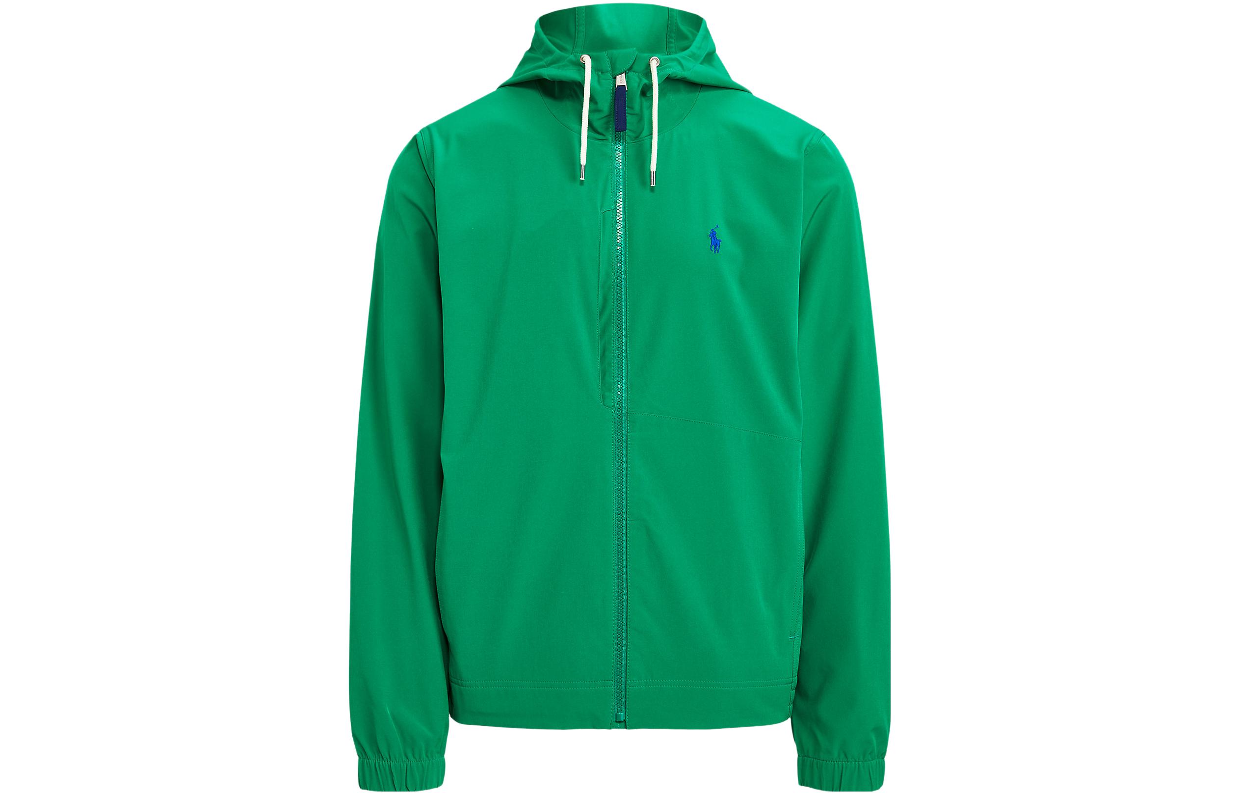 Polo Ralph Lauren Solid Logo Embroidered Zip Hoodie Jacket Green Men’s 710856289002 圖 2