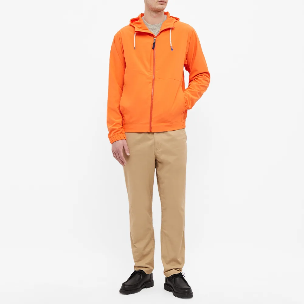 Polo Ralph Lauren Solid Logo Embroidered Zip Hoodie Jacket Orange -  710856289-004 圖 3