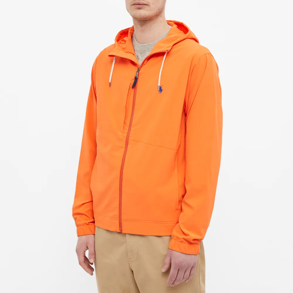 Polo Ralph Lauren Solid Logo Embroidered Zip Hoodie Jacket Orange -  710856289-004 圖 4