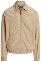 Polo Ralph Lauren Solid Logo Embroidered Zip Jacket Beige Mens. MNPOOTW16021068-250 Polo Ralph Lauren Solid Logo Embroidered Zip Jacket Beige Mens. MNPOOTW16021068-250