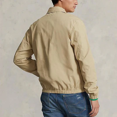 Polo Ralph Lauren Jaket Zip Bordir Logo Solid Beige Pria. MNPOOTW16021068-250 Shop Polo Ralph Lauren Jaket Zip Bordir Logo Solid Beige Pria. MNPOOTW16021068-250