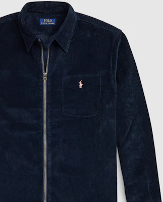 Polo Ralph Lauren Solid Logo Embroidered Zip Jacket Navy Blue. MNPOWOV16821730-001 Purchase Polo Ralph Lauren Solid Logo Embroidered Zip Jacket Navy Blue. MNPOWOV16821730-001