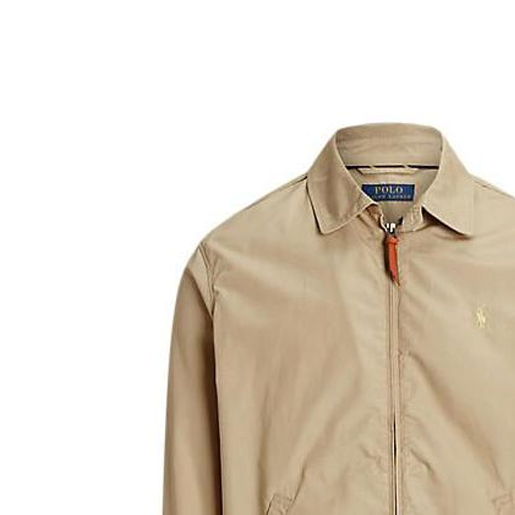 Polo Ralph Lauren Solid Logo Embroidered Zip Jacket Beige Mens. MNPOOTW16021068-250 圖 6