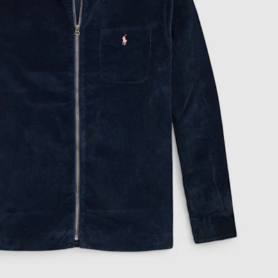 Polo Ralph Lauren Solid Logo Embroidered Zip Jacket Navy Blue. MNPOWOV16821730-001 Sizing Polo Ralph Lauren Solid Logo Embroidered Zip Jacket Navy Blue. MNPOWOV16821730-001