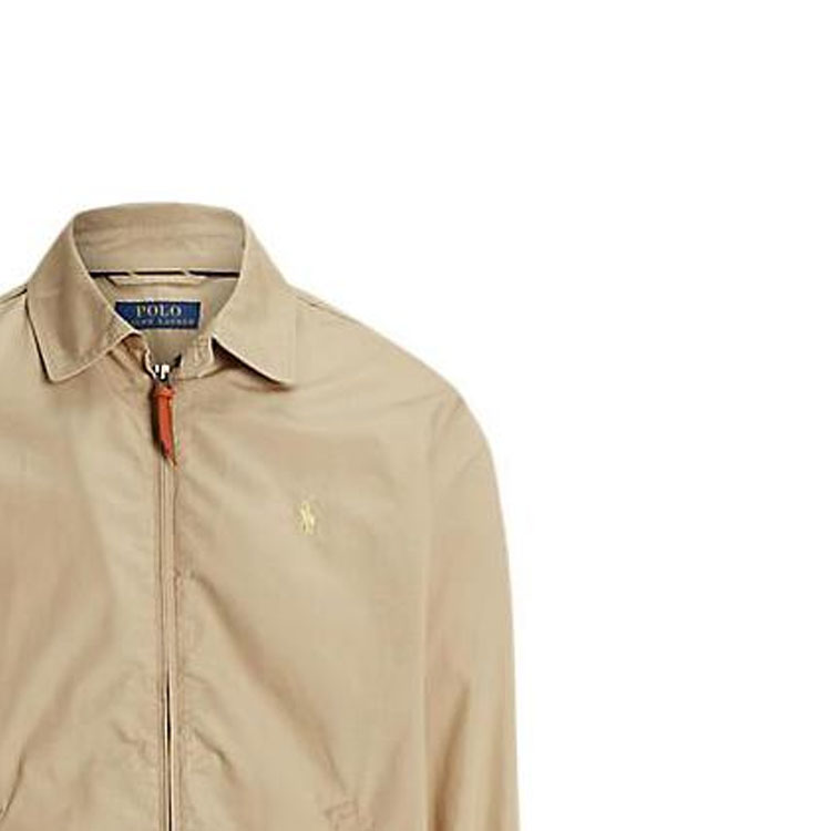 Polo Ralph Lauren Solid Logo Embroidered Zip Jacket Beige Mens. MNPOOTW16021068-250 圖 7