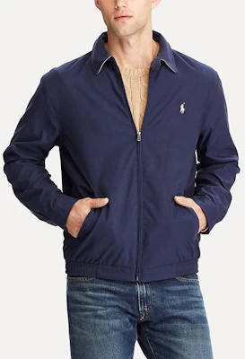 Polo Ralph Lauren 刺繡標誌拉鍊長袖襯衫外套 深藍 710548506-001 Purchase Polo Ralph Lauren 刺繡標誌拉鍊長袖襯衫外套 深藍 710548506-001
