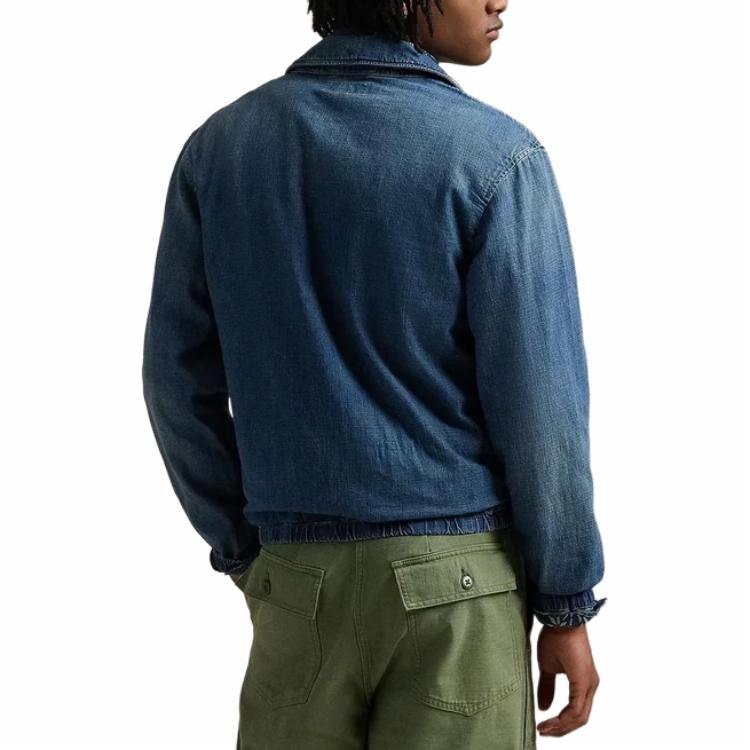 Polo Ralph Lauren Solid Logo Long Sleeve Denim Jacket  Deep Blue. 710956618-001 圖 3