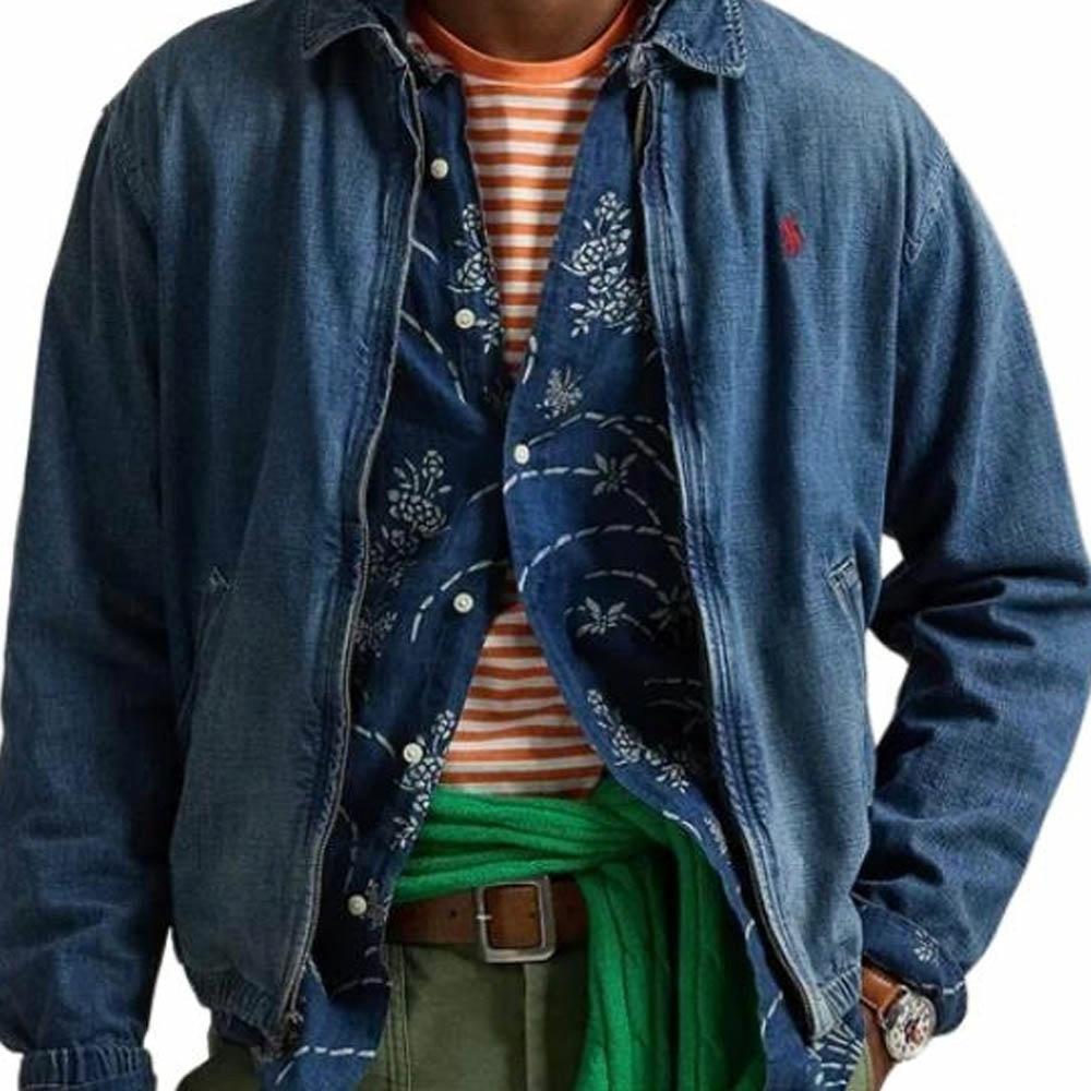 Polo Ralph Lauren Solid Logo Long Sleeve Denim Jacket  Deep Blue. 710956618-001 圖 5