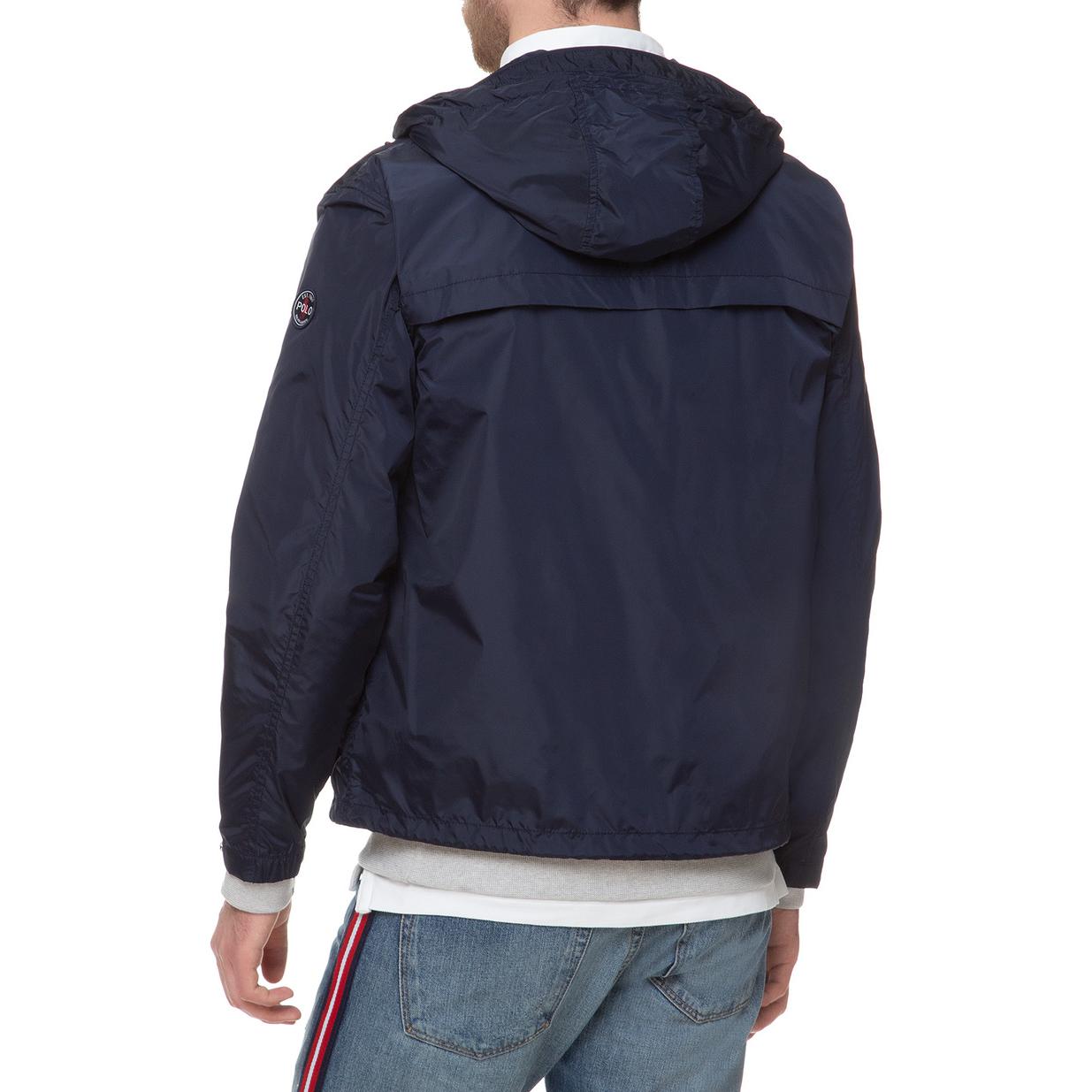 Polo Ralph Lauren Solid Logo Patch Casual Hoodie Jacket Navy Blue () 710642117-005 圖 4