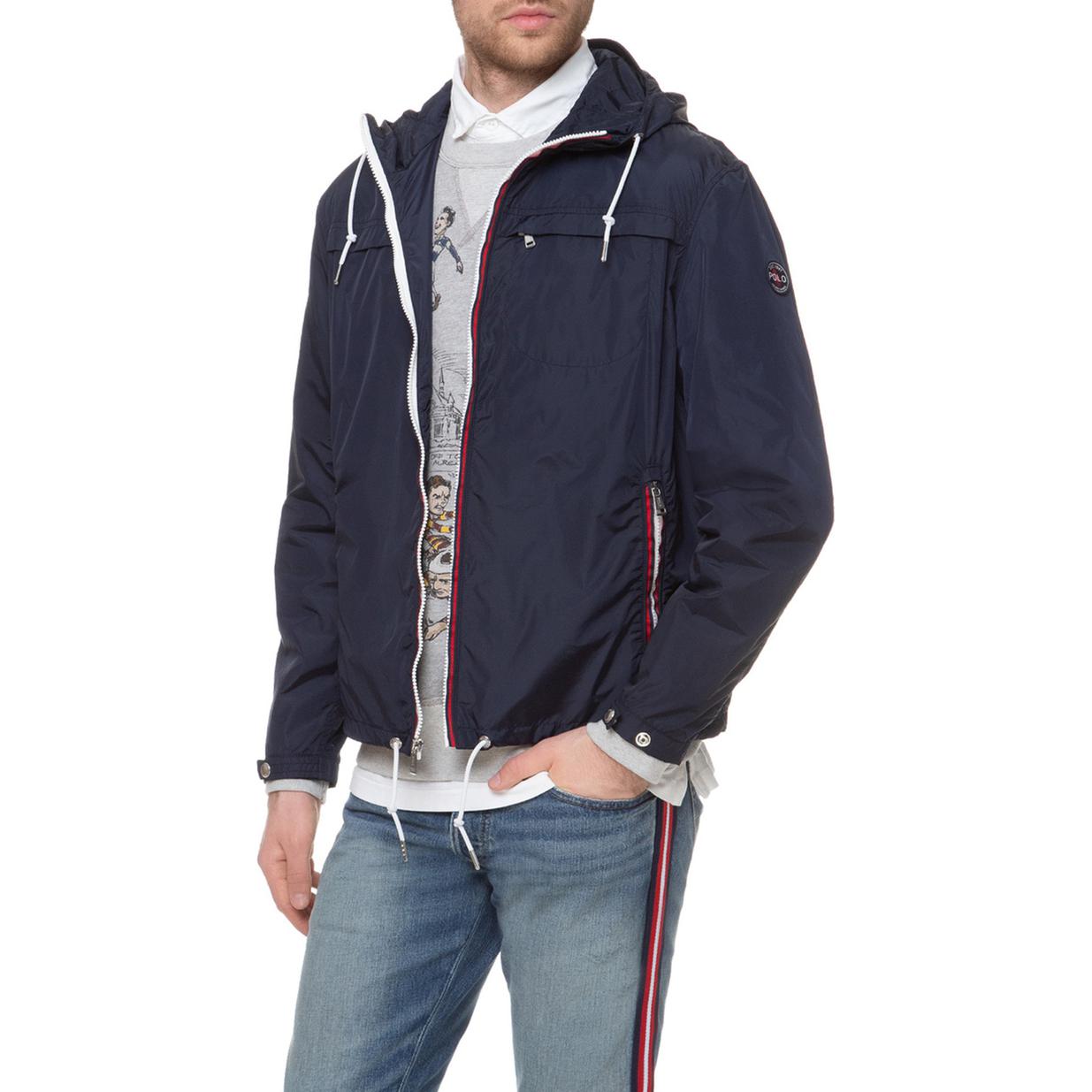 Polo Ralph Lauren Solid Logo Patch Casual Hoodie Jacket Navy Blue () 710642117-005 圖 5