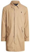 Polo Ralph Lauren Solid Logo Print Long-Sleeve Trench Coat Camel Brown Men’s. MNPOOTW16020939-260 Polo Ralph Lauren Solid Logo Print Long-Sleeve Trench Coat Camel Brown Men’s. MNPOOTW16020939-260