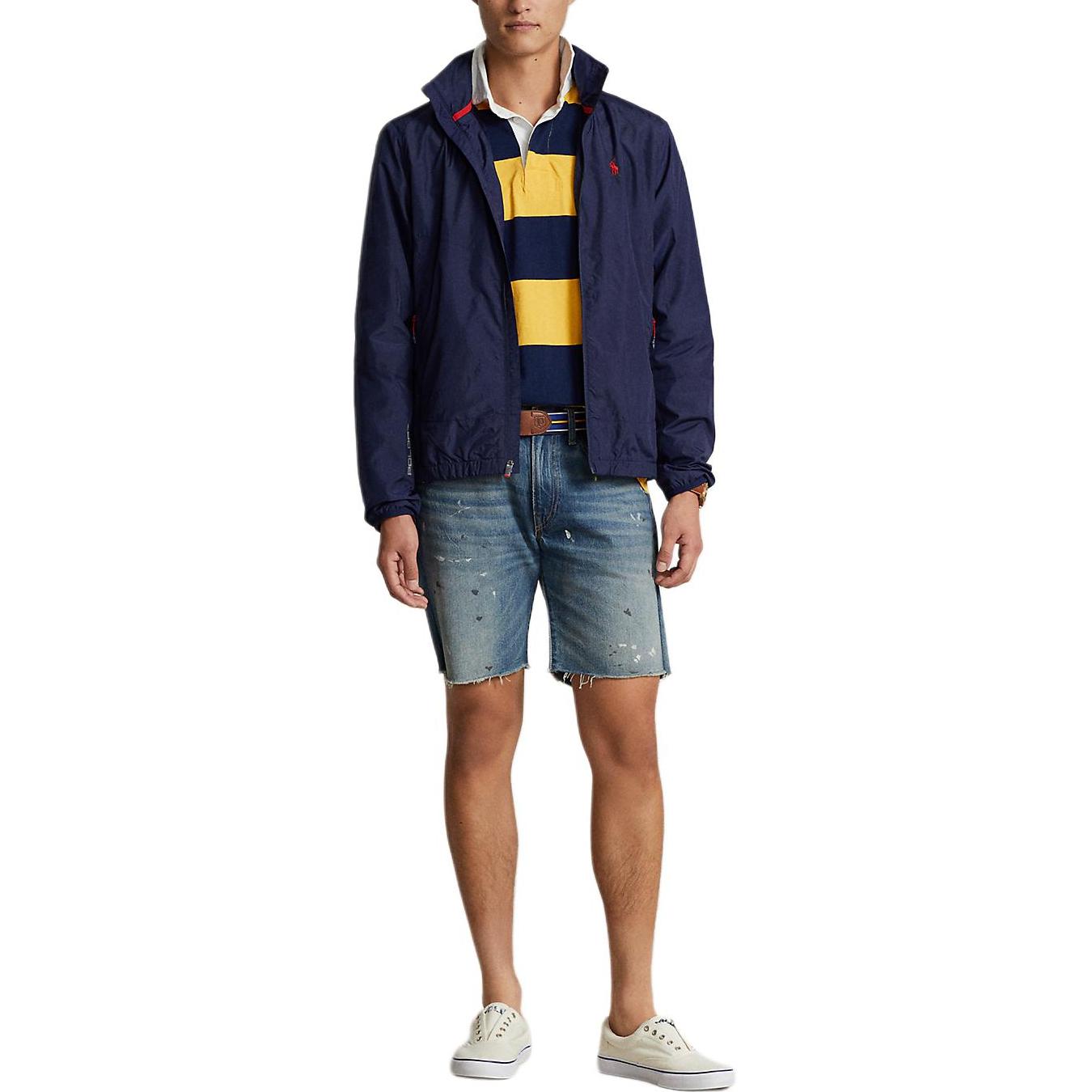 Polo Ralph Lauren Solid Logo Print Zip Jacket Navy Blue  Outerwear. MNPOOTW16021328-410 圖 3