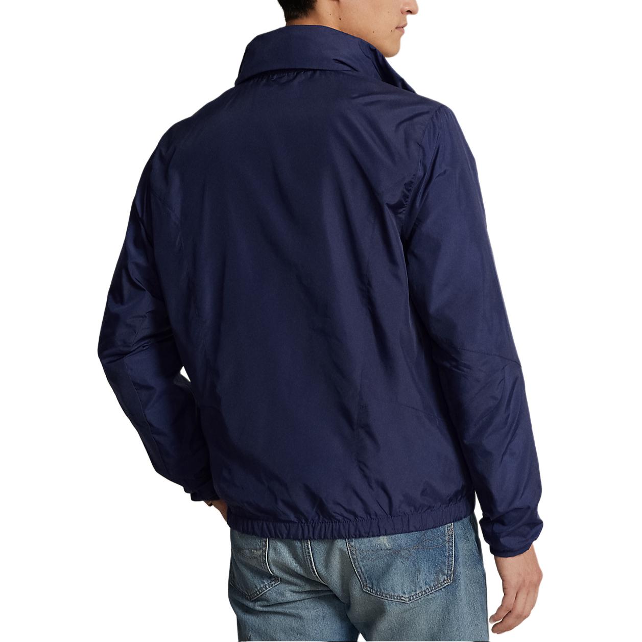 Polo Ralph Lauren Solid Logo Print Zip Jacket Navy Blue  Outerwear. MNPOOTW16021328-410 圖 5