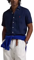 Shop Polo Ralph Lauren Camiseta Azul Marino de Manga Corta con Logo Sólido. 710967894002