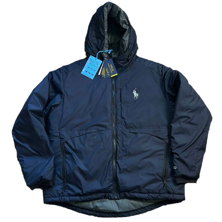 Polo Ralph Lauren Solid Logo Zip-Up Hoodie Jacket Blue 710896935001