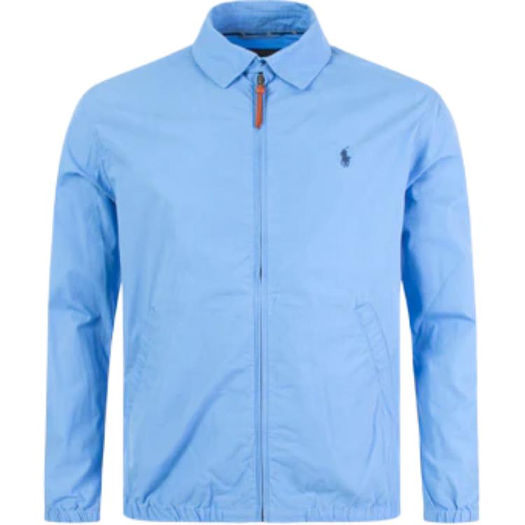 Order Polo Ralph Lauren 素色標誌拉鍊外套 藍色長袖外套 710704084-016