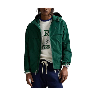 Polo Ralph Lauren Solid Long Sleeve Hoodie Zip Jacket Men’s Green. 710961271-005