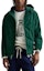 Order Polo Ralph Lauren 男款绿色连帽长袖拉链外套夹克。 710961271-005