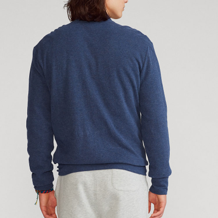 Polo Ralph Lauren Solid Minimalist Knit Jacket in Navy Blue MNPOKNI16821380 圖 5