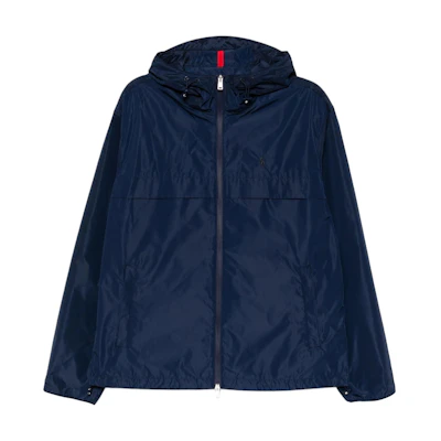 Polo Ralph Lauren Solid Navy Blue Hoodie Loose Fit Jacket . 710961271-003