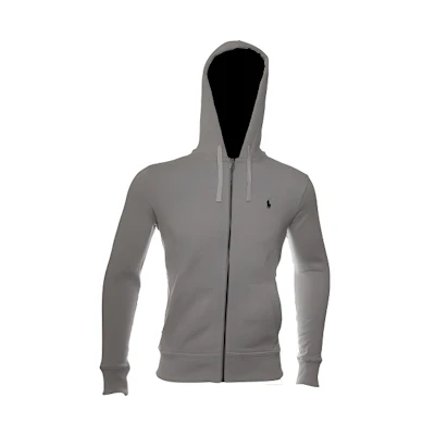 Polo Ralph Lauren Solid Pattern Printed Hoodie Jacket Men’s Grey 710548546-002