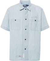 Polo Ralph Lauren Solid Pocket Logo Short Sleeve Shirt Light Blue (). 710934285-001 Polo Ralph Lauren Solid Pocket Logo Short Sleeve Shirt Light Blue (). 710934285-001